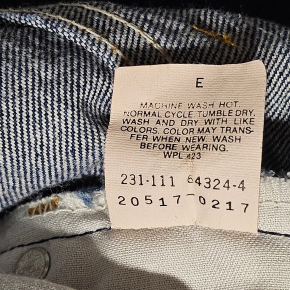 1981 Levis 517 Saddleman Bootcut Orange Tab Jeans 0217 Rigid Preshrunk 33x30 USA - Picture 12 of 16